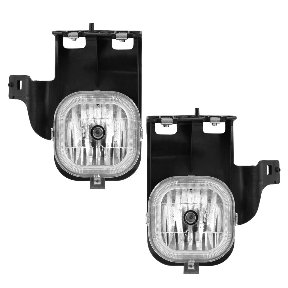 For Ford Ranger 2006-2007 Fog Lights Pair Front Driving Bumper Lamps Clear Lens - Image 4 of 4