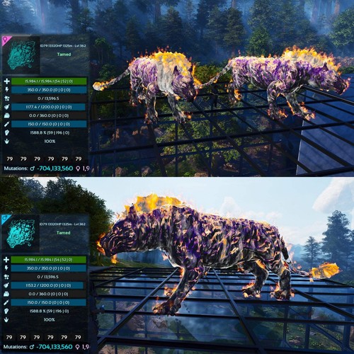 🦖Arca Sopravvivenza Ascesa Pve🔥 Piromane Piro 362Lvl 1588%dmg Stampato🔥 - Foto 50 di 69