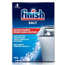 Finish Dishwasher Salt 4kg Soften Water to Prevent Limescale & Watermarks 3.09 per kilo