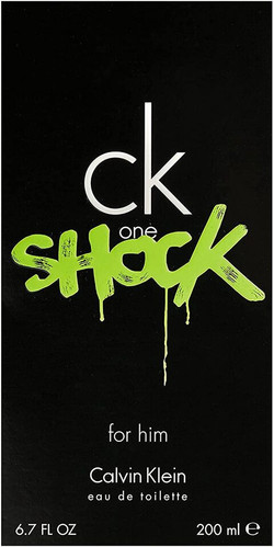 CK ONE SHOCK FOR HIM Eau De Toilette Spray 200ML - Picture 3 of 3