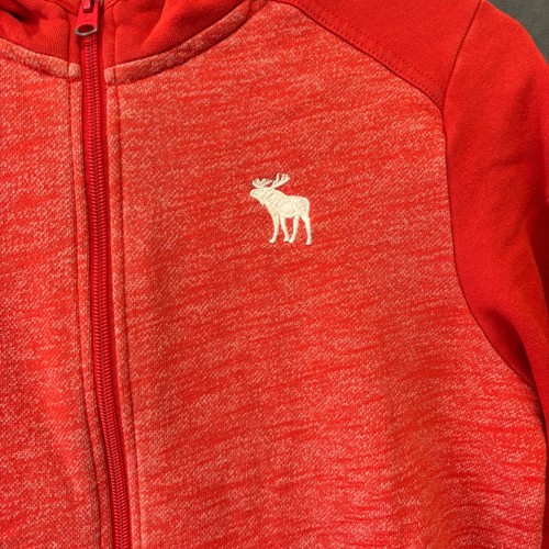 Abercrombie & Fitch Kids 13/14 Jacket Sweatshirt Jumper Full Zip Hooded Moose - Picture 5 of 9