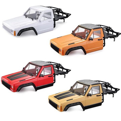 1/10 RC Hard Shell Cab & Back-Half Cage Body Shell Kit for 1/10 RC Crawler TR... - Picture 2 of 7