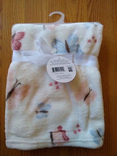 Cudlie Baby Blanket Butterfly Butterflies Girls Infant NEW NIP NWT