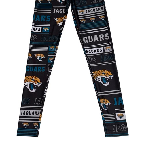 Jacksonville Jaguars Leggings Damen klein Zubaz Pullon NFL Football Geschenk Fan neu mit Etikett - Bild 4 von 7