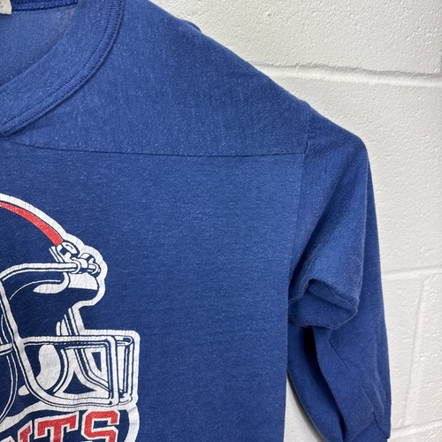 Vintage New York Giants Football Jersey Shirt Large 1980’s Logo 7 Blue “Medium” - Picture 6 of 17