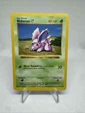 Pokémon TCG Nidoran Base Set 55/102 Regular Unlimited Common Card Shadowless