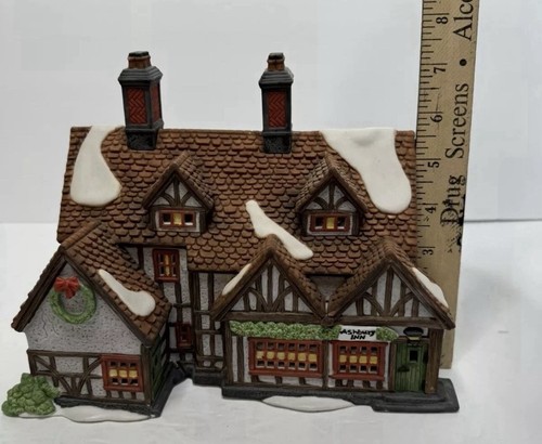 Department 56 RETIRED Heritage Dickens' Village ASHBURY INN #55557 No Light - Picture 6 of 8