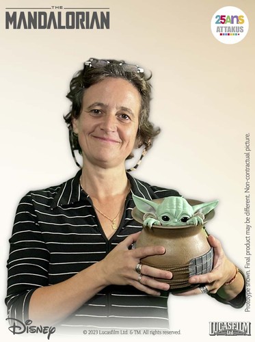 Figurine résine Grogu dans sa jarre - échelle 1/2 (20 cm) - Made in France by - Picture 3 of 3