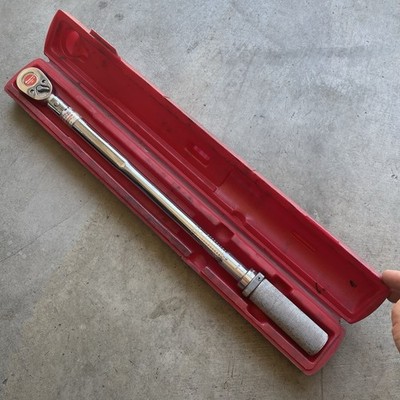 Snap-On Tools QJR3200B 1/2'' Click Type Torque Wrench 30-200 FT LBS w/ Case