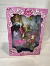 Disney Store Aurora Sleeping Beauty Deluxe Classic Singing Doll Accessories