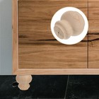  French Decorative Wooden Column Base Feet for Furniture Couch Replacement Sofa