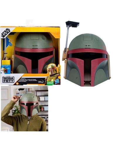 Star Wars Boba Fett Electronic Mask with Sound Effects Costume for Kids Boys