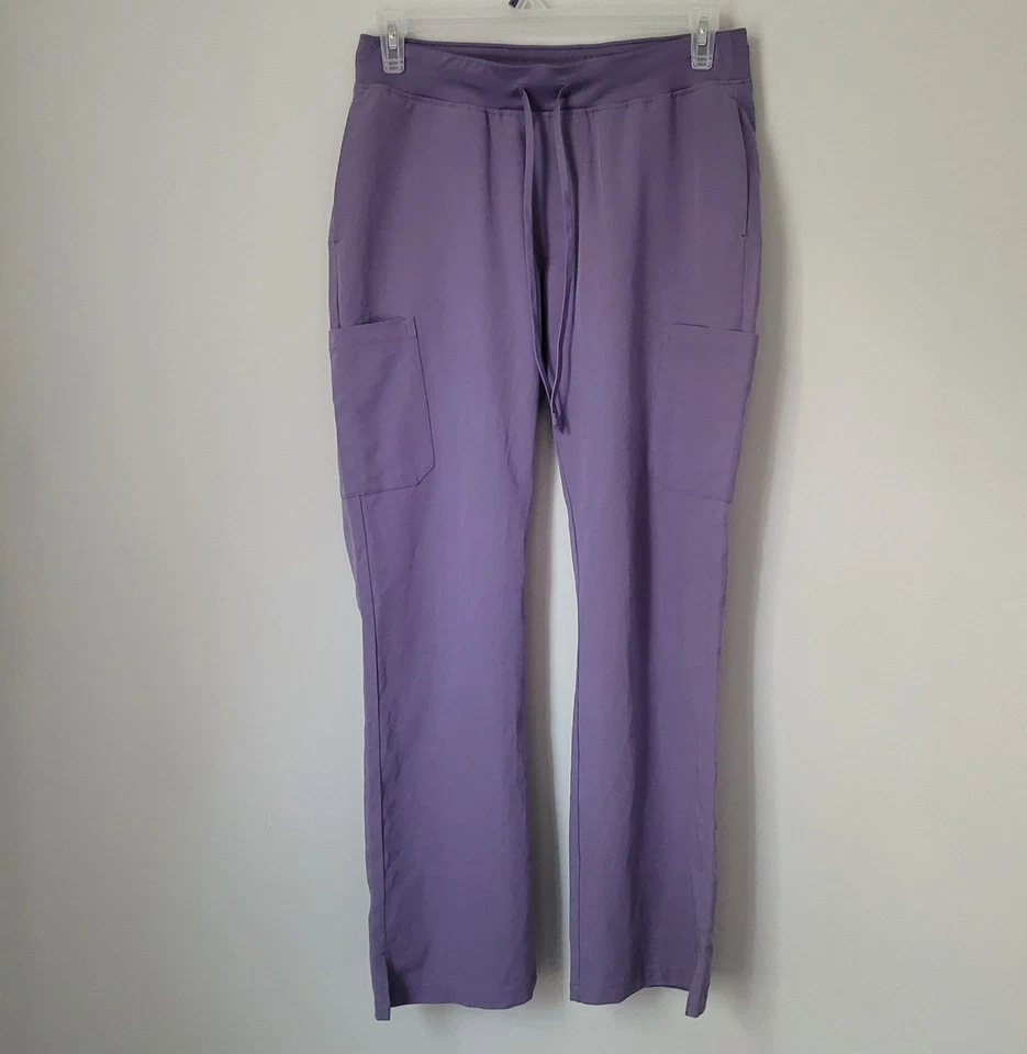 Pantalones Médicos Carga Mandala 9 Bolsillos Talla Mediana en Púrpura Foto 2 de 4