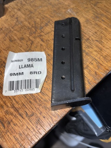 #MR18 Triple K 985M Llama XI 9 Round 9mm Magazine Firearm Mag Clip Blued 9 MM