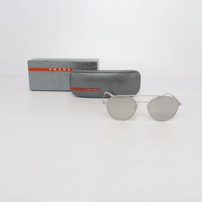 Prada Linea Rossa, Sonnenbrille, SPS51S, Rund, Silber, Damen #uDZ