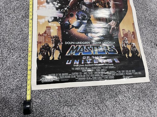 POSTER FILM MASTERS OF THE UNIVERSE 1987 DOLPH LUNDGREN 27x41 - Foto 3 di 5