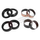 Front Fork Bushing Oil Dust Seal Kit For Kawasaki EN650 Vulcan S 2015-2024