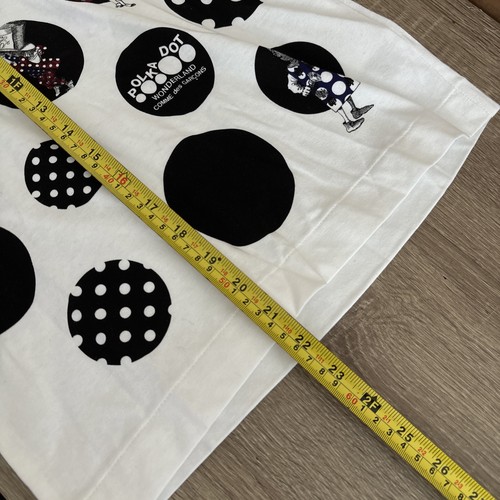 T-shirt Comme De Garçons Alice nel paese delle meraviglie a pois CDG nuova donna taglia small - Foto 7 di 24