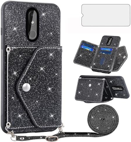 Handyhülle für Nokia 3V 3.2 Wallet Cover mit Hartglas Displayschutz an - Bild 1 von 6