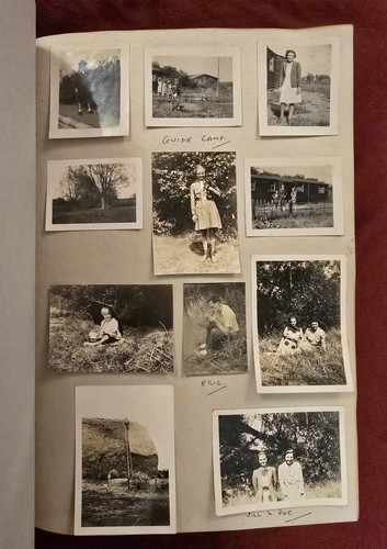 Großes altes Fotoalbum 350+ Fotos aus den 1910er-40er Jahren Familie Tiere Militär - Bild 8 von 24