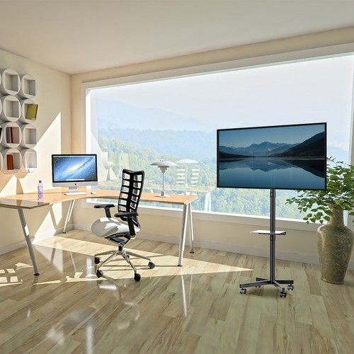 5902211132615 TV-Ständer Maclean, professionell, 32-55", auf Rollen, max. V - Bild 5 von 10