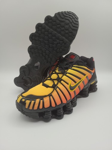 Nike Shox TL Sunrise Men Size 8.5 Black Amarillo University Red Shoes AV3595-004 - Picture 9 of 10