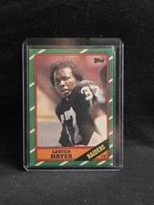Lester Hayes 1986 Topps #74 Los Angeles Raiders