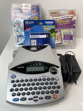 Brother P-Touch Label Maker PT-1950/1960 Bundle W/ 4 Sealed TZ Tape Packs Works!