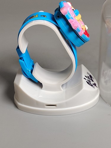 The Ren & Stimpy Show Vintage Digitaluhr Figur Neu Blau Kautschuk Armbanduhr *LESEN* - Bild 6 von 11