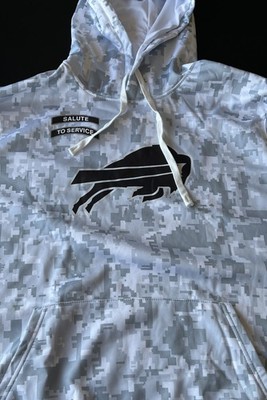 Authentic Nike Buffalo Bills 2024 Salute to Service Hoodie NFL Sideline Pullover