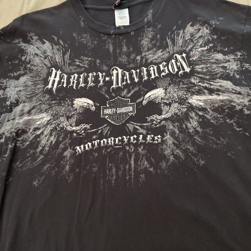 Harley Davidson Motorcycle Longview Texas Graphic T-Shirt Size 2XL - Picture 2 of 5