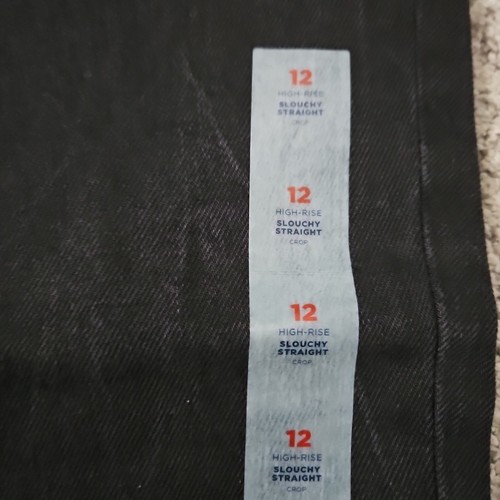 Old Navy Women's Slouchy Straight, Button Fly, High Rise, Size 12 - Picture 4 of 7