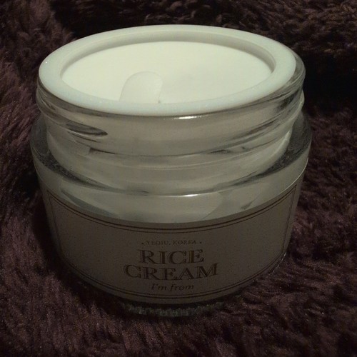 NEW I'm from Rice Cream Face Moisturizer KBeauty Unboxed Korean Skincare 50g - Picture 2 of 3