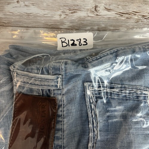 Big Star Pioneer Boot Cut Jeans Herren 36R helle Waschung distressed Cowboy Rodeo Ranch - Bild 11 von 11