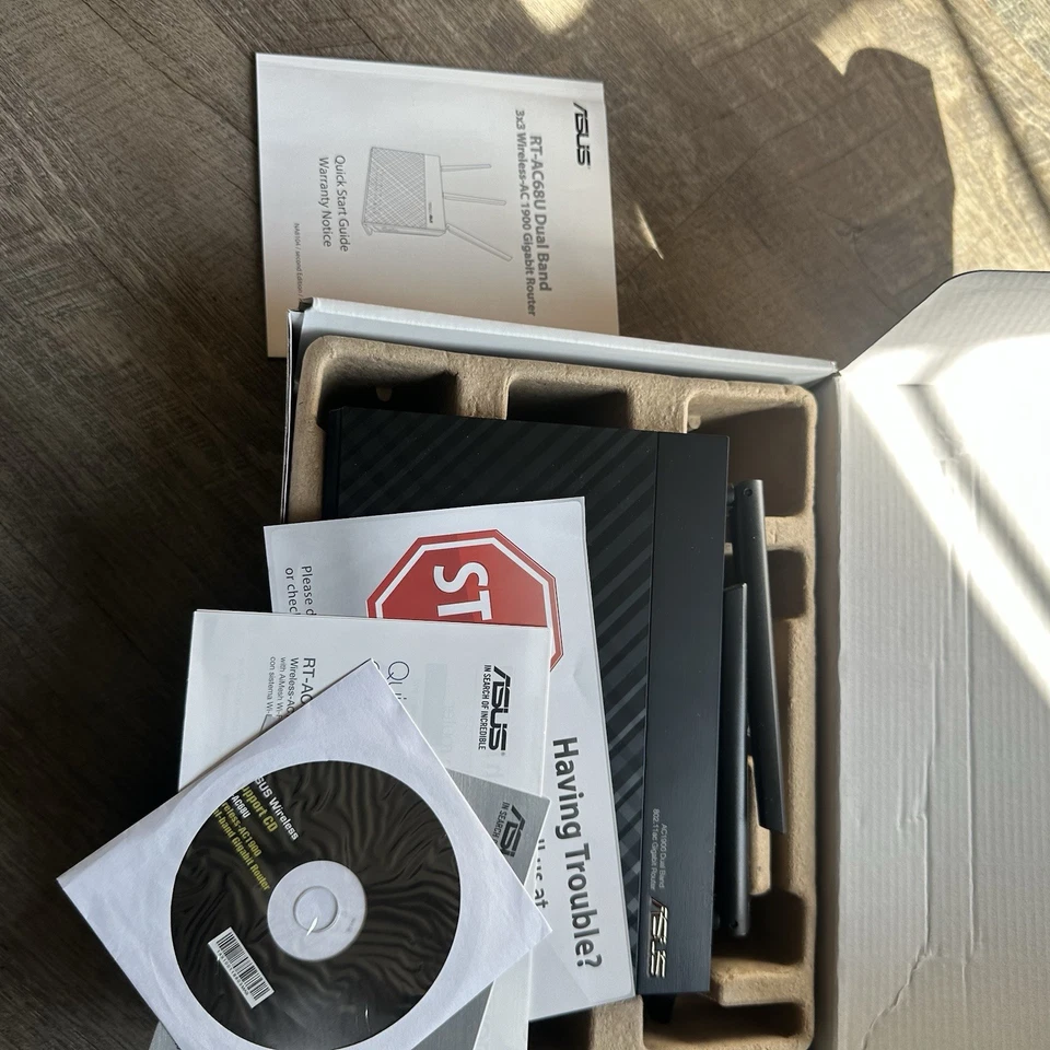 *NEW* ASUS AC1900 1300Mbps Dual-band Gigabit Wireless AC Router (RT-AC68P) - Image 2 of 4