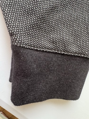 Hart Schaffner Marx Full Zip Jacket Herringbone Pattern Gray XL - Picture 6 of 10