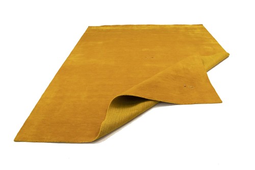 Modern Gold Tribal Pictorial Gabbeh Wool Rug Plush Contemporary Carpet 8X10 ft - Picture 12 of 12