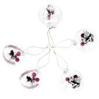  5pcs Christmas Tree Pendant Transparent Open Plastic Christmas Ball Xmas