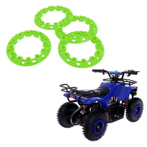 4 pièces garniture de moyeu de roue de VTT anti-rayures universel en plastique Go Kart moyeu de jante de roue HEN - Photo 9/22