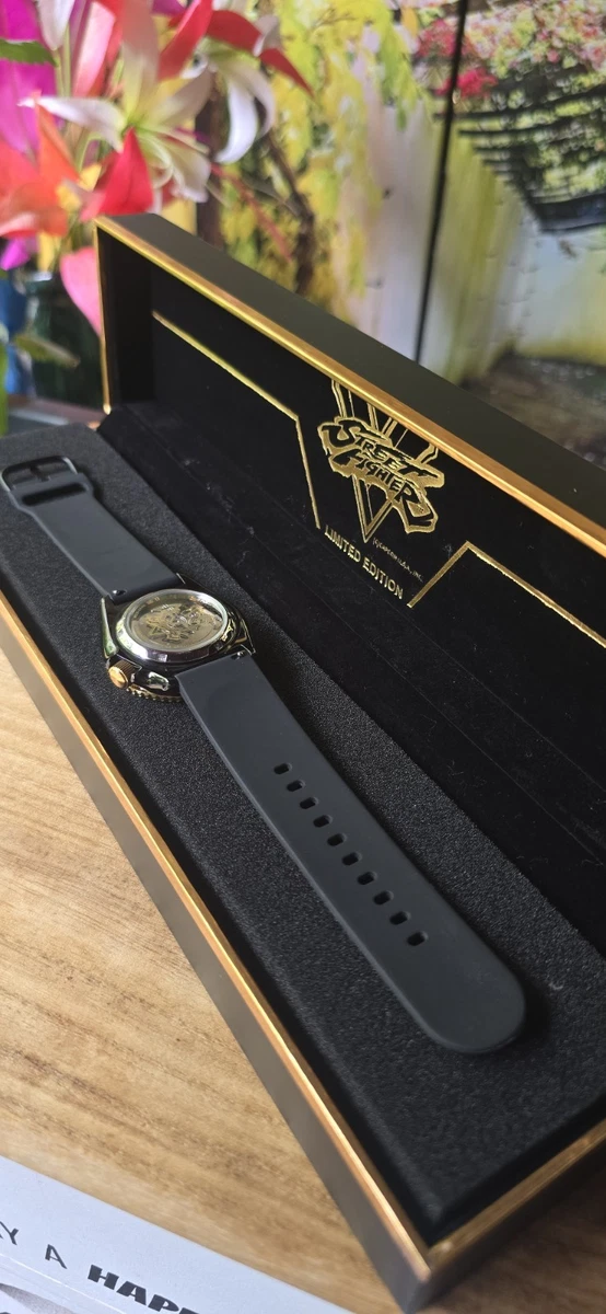 Seiko 5 Automatik.Special Edition Street Fighter Ken.Nur 9999 stuck Weltweit.