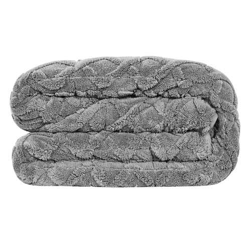 Uimoso Weighted Blanket 20lb 60 x 80 in Queen Size Sherpa Fleece Heavy Blanket - Picture 10 of 12