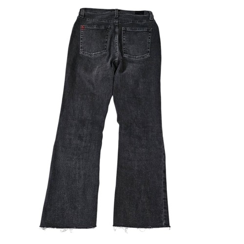 BDG Jeans Womens 27 Kick Flare High-Rise Cropped Raw Hem Urban Outfitters Boho - Picture 2 of 10
