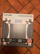 New Taylor Clear Glass Scale W/ Stainless Steel Accents