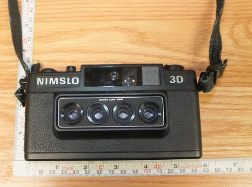 Original Vintage Nimslo 3D 35mm Sammler Kamera mit Trageriemen *LESEN* - Bild 9 von 9