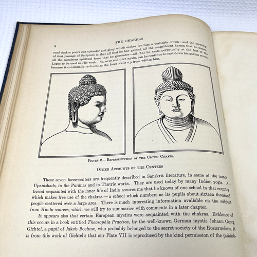 The Chakras, A Monograph. by C.W. Leadbeater, Chicago 1927 First Edition Rare - Picture 20 of 23