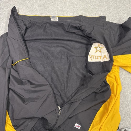 Chaqueta cortavientos del ejército de Estados Unidos talla grande para hombre negra y dorada soffe - Imagen 14 de 16