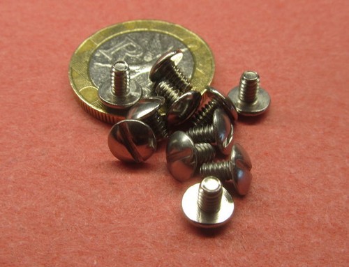 Vite a fessura testa traliccio acciaio inox lunghezza 4-40 x 3/16", 200 pz - Foto 6 di 11