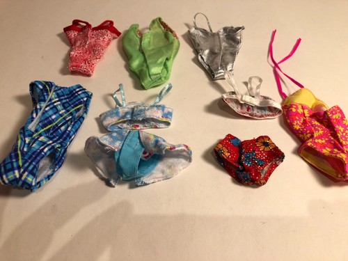 Ropa Barbie vintage LOTE DE 7 TRAJES DE BAÑO TRAJES DE BAÑO Tiene etiqueta Barbie LOTE 21 - Imagen 5 de 5