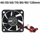 40/50/60/70/80/90/120mm DC Cooling Fan 5V 12V 24V Mini Silent Brushless Fans
