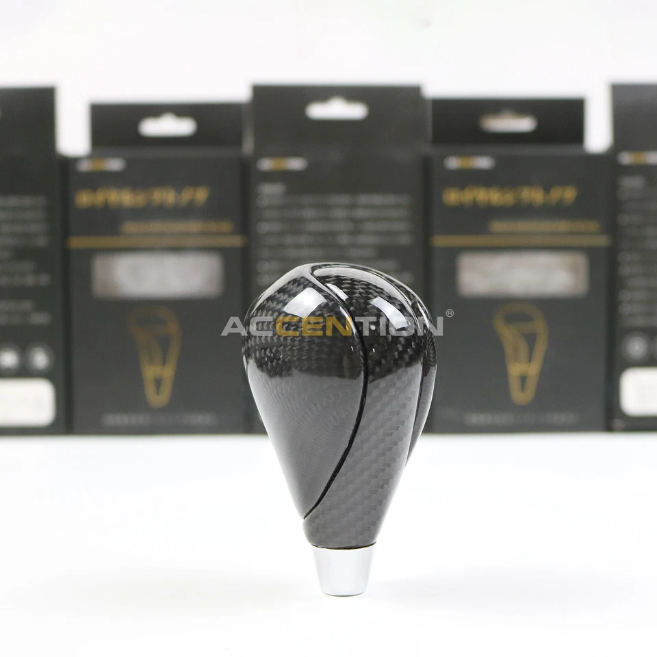 Perilla de cambio de marchas de fibra de carbono real para Lexus ES300h ES350 GS300 GS350 GS430 Foto 4 de 4